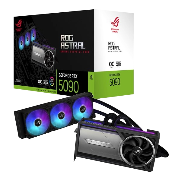 ASUS GeForce RTX 5090 ROG Astral LC OC 32GB GDDR7 Graphics Card